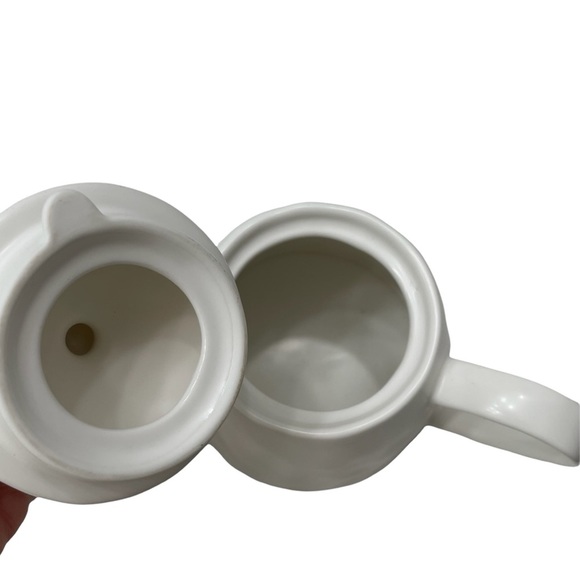 Potter’s House White Ceramic Tea Pot - Picture 2 of 5